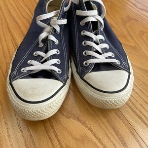 Stylish Navy and White Athletic Sneakers